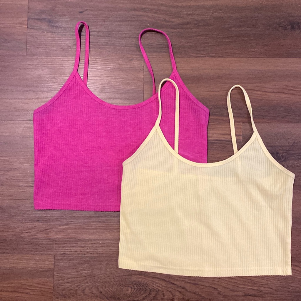 Pac Sun Basic Cropped Tanks